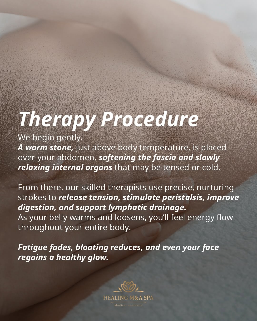 Body care session at Healing M&A Spa