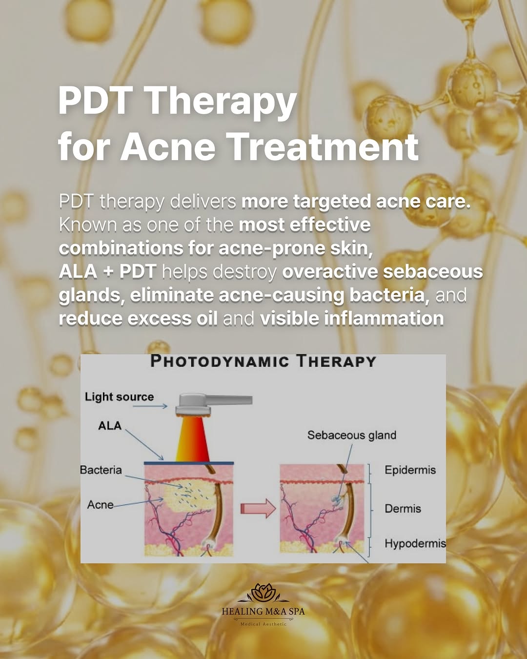 Skin facial treatment result